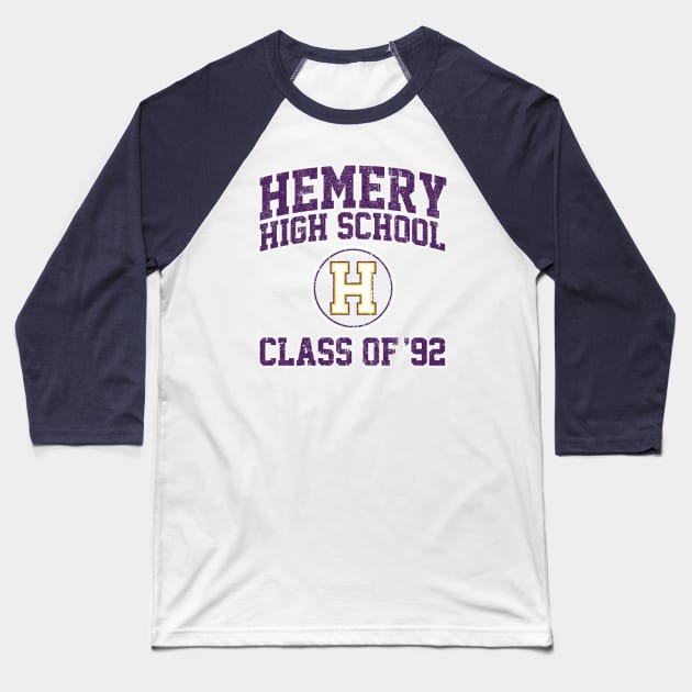Hemery High School Class of '92 Baseball T-Shirt by huckblade